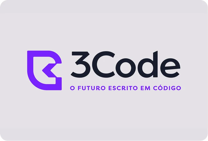 Logo 3Code em fundo claro