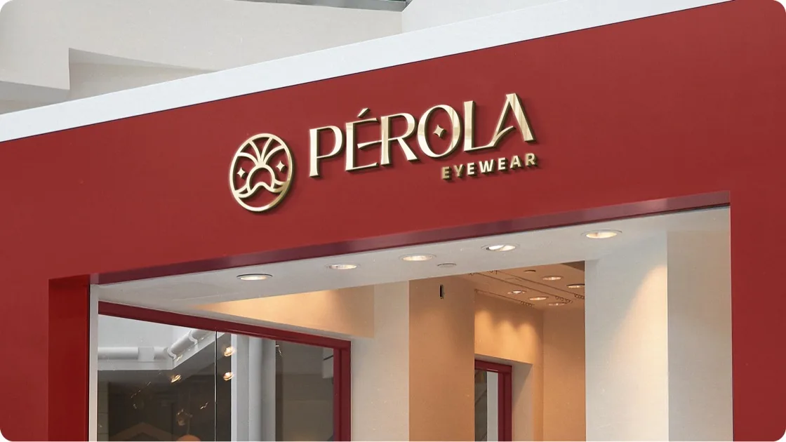 Fachada da loja Pérola Eyewear