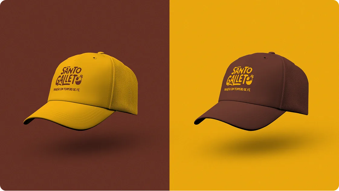 Bonés personalizados Santo Galleto